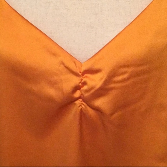 Express Orange Camisole Tie Back Top NWOT! - Picture 4 of 7
